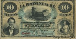10 Pesos ARGENTINE  1869 PS.0485b TTB+