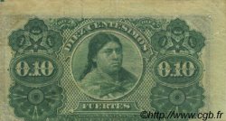 10 Centesimos Fuertes ARGENTINE  1876 PS.0513a TTB+