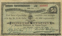50 Centavos ARGENTINE  1891 PS.0614 TTB+