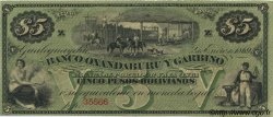 5 Pesos Bolivianos Non émis ARGENTINE  1869 PS.1783r NEUF