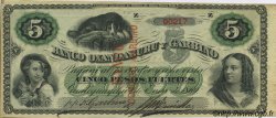 5 Pesos Fuertes ARGENTINE  1869 PS.1803 SPL