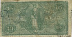 10 Pesos Fuertes ARGENTINE  1873 PS.--- (vers 1800) TB+