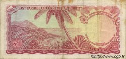 1 Dollar CARAÏBES  1965 P.13b TTB