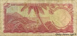 1 Dollar CARAÏBES  1965 P.13e TB