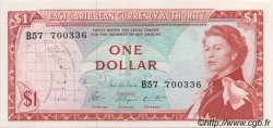 1 Dollar CARAÏBES  1965 P.13e SPL