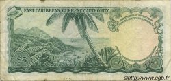 5 Dollars CARAÏBES  1965 P.14g pr.TTB