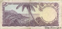 20 Dollars CARAÏBES  1965 P.15j pr.TTB