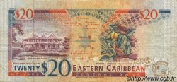 20 Dollars CARAÏBES  1994 P.33l TTB
