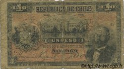 1 Peso CHILI  1898 P.015a AB