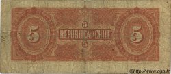 5 Pesos CHILI  1912 P.019b B+