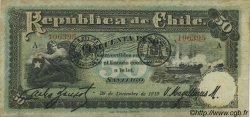 50 Pesos CHILI  1919 P.065 TTB+