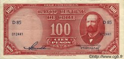 100 Pesos - 10 Condores CHILI  1947 P.114 TTB