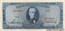 500 Pesos - 50 Condores CHILI  1947 P.115 SUP