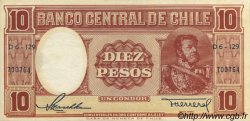 10 Pesos - 1 Condor CHILI  1958 P.120 SUP