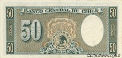 50 Pesos - 5 Condores CHILI  1958 P.121b SUP