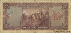 10 Escudos sur 10000 Pesos CHILI  1960 P.132 B