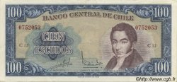 100 Escudos CHILI  1964 P.141a SUP