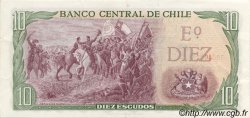 10 Escudos CHILI  1970 P.142Aa SUP