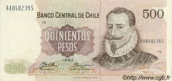500 Pesos CHILI  1992 P.153d SUP
