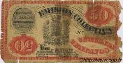 50 Centavos CHILI  1879 PS.-- AB