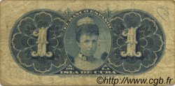 1 Peso CUBA  1896 P.047a TB+