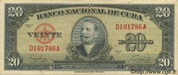 20 Pesos CUBA  1949 P.080a TTB