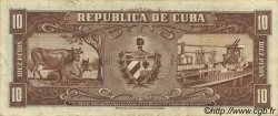 10 Pesos CUBA  1960 P.088c SUP