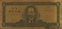1 Peso CUBA  1968 P.102a B