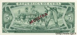 5 Pesos Spécimen CUBA  1985 P.103s NEUF