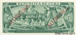 5 Pesos Spécimen CUBA  1988 P.103s NEUF