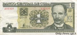1 Peso CUBA  2003 P.121 TTB