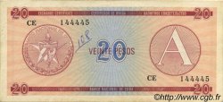 20 Pesos KUBA  1985 P.FX05 SS