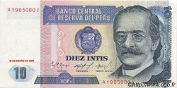 10 Intis PERú  1986 P.128 FDC
