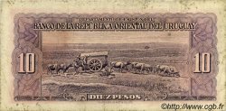 10 Pesos URUGUAY  1939 P.037c TB