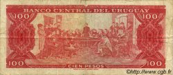 100 Pesos URUGUAY  1967 P.047a TB