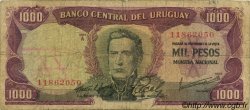 1000 Pesos URUGUAY  1967 P.049a B