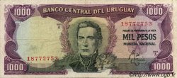 1000 Pesos URUGUAY  1967 P.049a pr.TTB