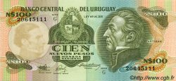 100 Nuevos Pesos URUGUAY 1987 P.062A pr.NEUF