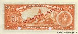 50 Bolivares Spécimen VENEZUELA  1960 P.044S NEUF