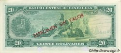 20 Bolivares Spécimen VENEZUELA  1967 P.046s1 NEUF