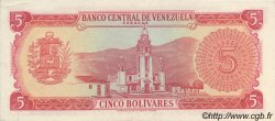 5 Bolivares VENEZUELA  1971 P.050e SPL