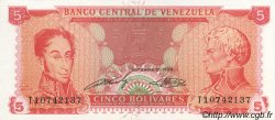 5 Bolivares VENEZUELA  1989 P.070 SUP+