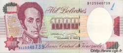 1000 Bolivares VENEZUELA  1992 P.073c SUP