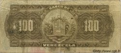 100 Bolivares VENEZUELA  1936 PS.313 B+