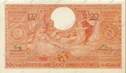 100 Francs - 20 Belgas BELGIQUE  1944 P.113 SUP+
