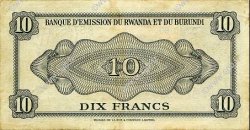 10 Francs BURUNDI  1960 P.02 SUP