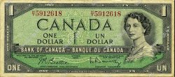 1 Dollar CANADA  1954 P.074b TTB