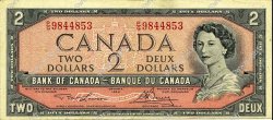 2 Dollars CANADA  1954 P.076d TTB+