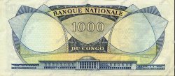 1000 Francs RÉPUBLIQUE DÉMOCRATIQUE DU CONGO  1961 P.008a pr.SUP