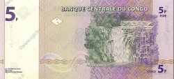 5 Francs RÉPUBLIQUE DÉMOCRATIQUE DU CONGO  1997 P.086a pr.NEUF